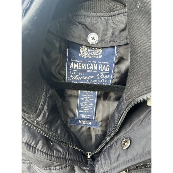 American Rag Men’s Puffer Vest Removable Hood M - Picture 6 of 6